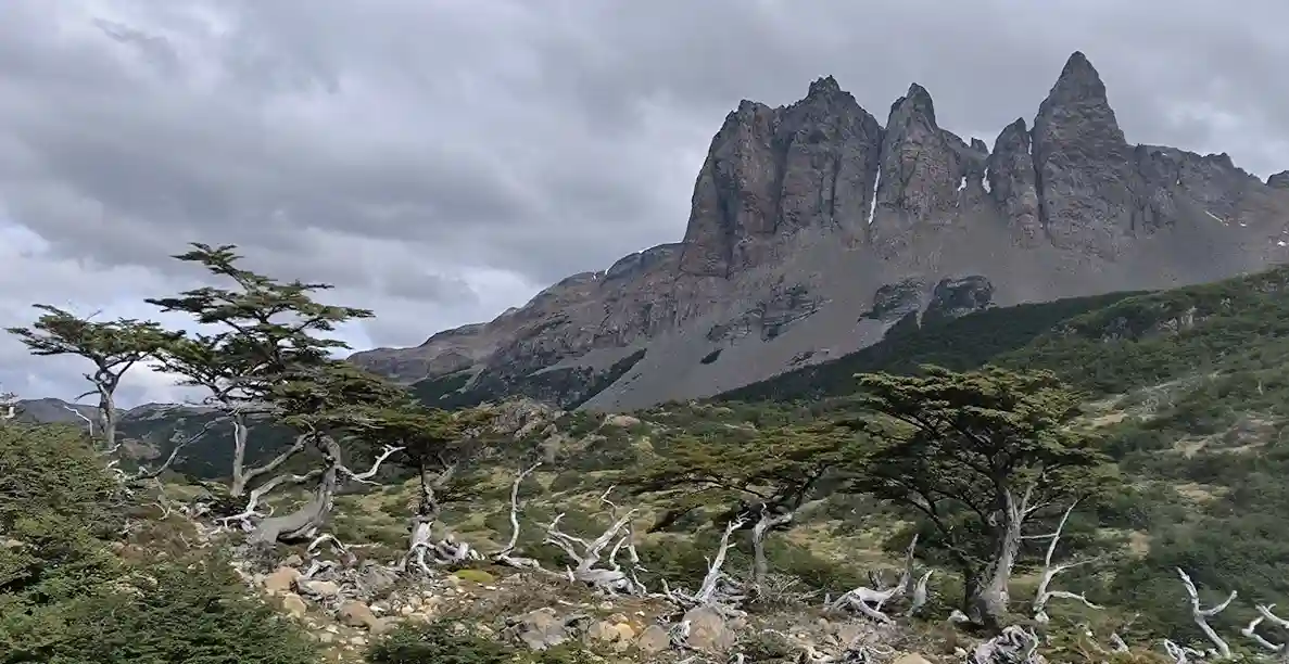 Trekking, Dientes de Navarino, Patagonien, Feuerland, Chile